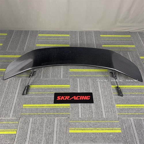 Carbon Fiber Rear Trunk Spoiler Kit GT Racing Wing For 17-22 Benz W205 C63 Coupe - Picture 2 of 23