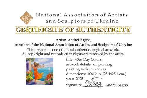 Woman Seaside Hand Painted Original Artwork Decor Gift Wall Art Ukrainian Artist - Picture 4 of 24