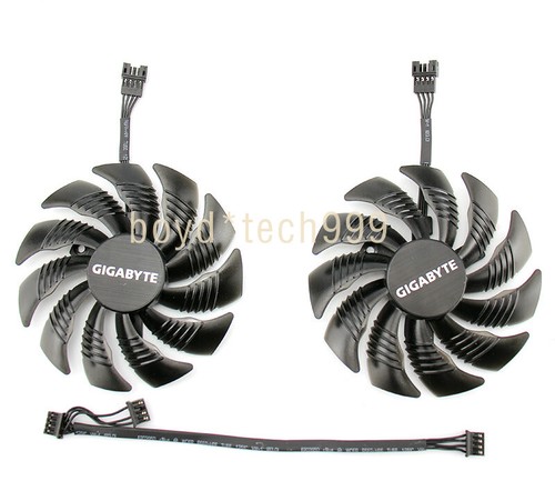 For Gigabyte RX580 Gaming 4G Graphics card cooling fan 85mm 40mm 12V 4-Pin - Photo 4/5