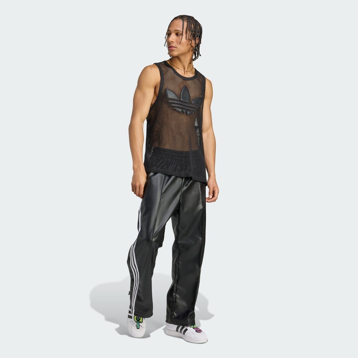美品　adidas JEREMY SCOTT タンクトップ　ゲームシャツ　O adidas x Jeremy Scott mesh Tank Top Shirt Black JY2020 Japan