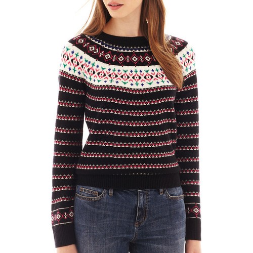 Suéter I Heart Ronson Manga Larga Esquí Fairisle Talla S Nuevo Precio de venta sugerido por el fabricante $55.00 - Imagen 1 de 2