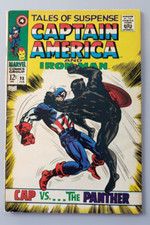 Tales of Suspense #98 Marvel 1967 -6.0 FN -1st Capt America Black Panther Battle