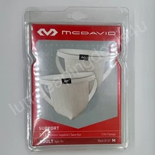 McDavid Athletic Swim Support 2 Pack Adult Men Size Medium Waist 30-34" NEW