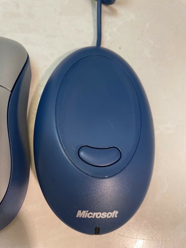 Microsoft Wireless Optical Mouse Blue K81-00004 USB PS/2 Windows Mac w/ Receiver - Picture 6 of 8