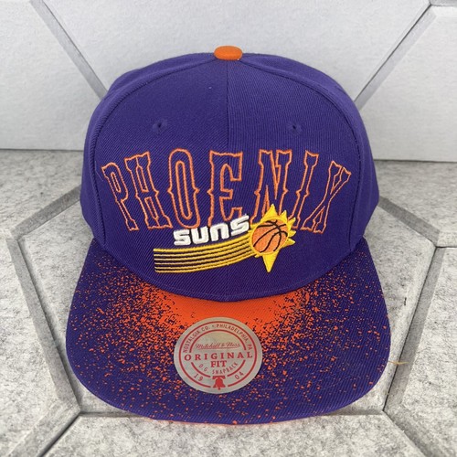 Mitchell & Ness Phoenix Suns Spray Paint HWC OSFA Snapback Hat Retro Purple
