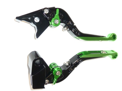 KAWASAKI ER6F 2009-2016 FOLDING EXTENDING BRAKE & CLUTCH LEVERS ROAD TRACK TS243 - Picture 1 of 12
