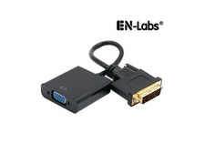 EnLabs DVID2VGA Active DVI-D to VGA Converter Gold Plated DVI-D Male to VGA Fema