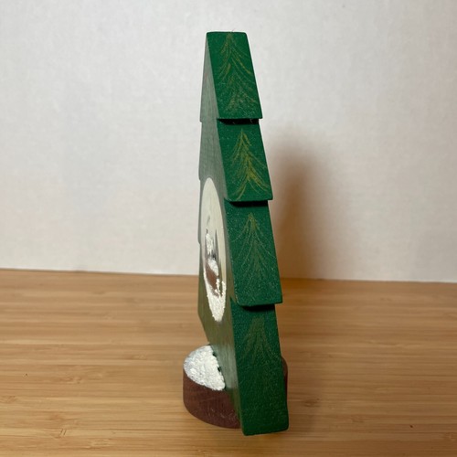 Vintage handgefertigte Weihnachtslieder aus Holz, Baum und Laternenmast Volkskunst - Bild 6 von 11