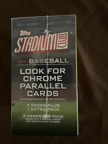 NEW! 2021 TOPPS STADIUM CLUB MLB BASEBALL CARDS BLASTER BOX 41 Cards- Autograph? - Picture 2 of 6