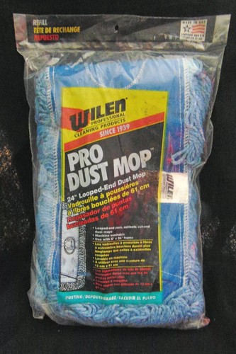 Wilen Loop End Yarn Dust Mop Refill Washable 24X5 inches New Sealed Broom NOS