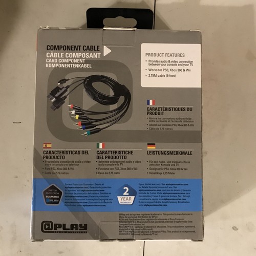 HD Component Cable @Play - PS3, XBOX 360, & Wii. New!! - Picture 2 of 2