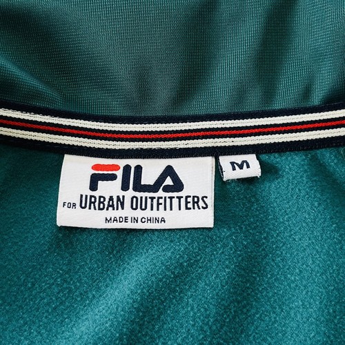 Fila Urban Outfitters Men's Pullover 1/4 Zip Sweatshirt Medium Green Red Yellow - Picture 7 of 12