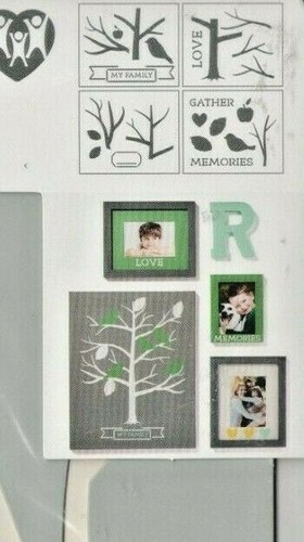 Stencil carta adesiva Martha Stewart ~ 23 disegni ~ ALBERO GENEALOGICO ~ spedizione rapida! - Foto 2 di 2