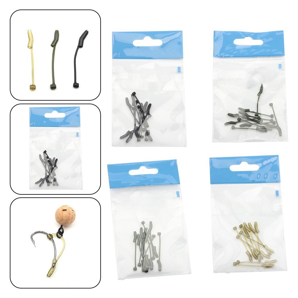 Easy to Slip On 10pcs D Rig Kicker Carp Rig Terminal Tackle Hook Line
