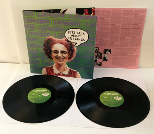 LAGWAGON let's talk about feelings DOPPEL-LP-Vinyl-Schallplatte mit ausklappbarem Cover PUNK