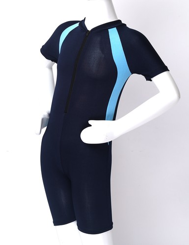 Kids Girls Boys One-Piece Swimsuits Swimwwear Rash Guard Bathing Wetsuit Surfing - Picture 97 of 162