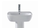 Twyford MODA 500mm Basin 1 Tap Hole MD4131WH