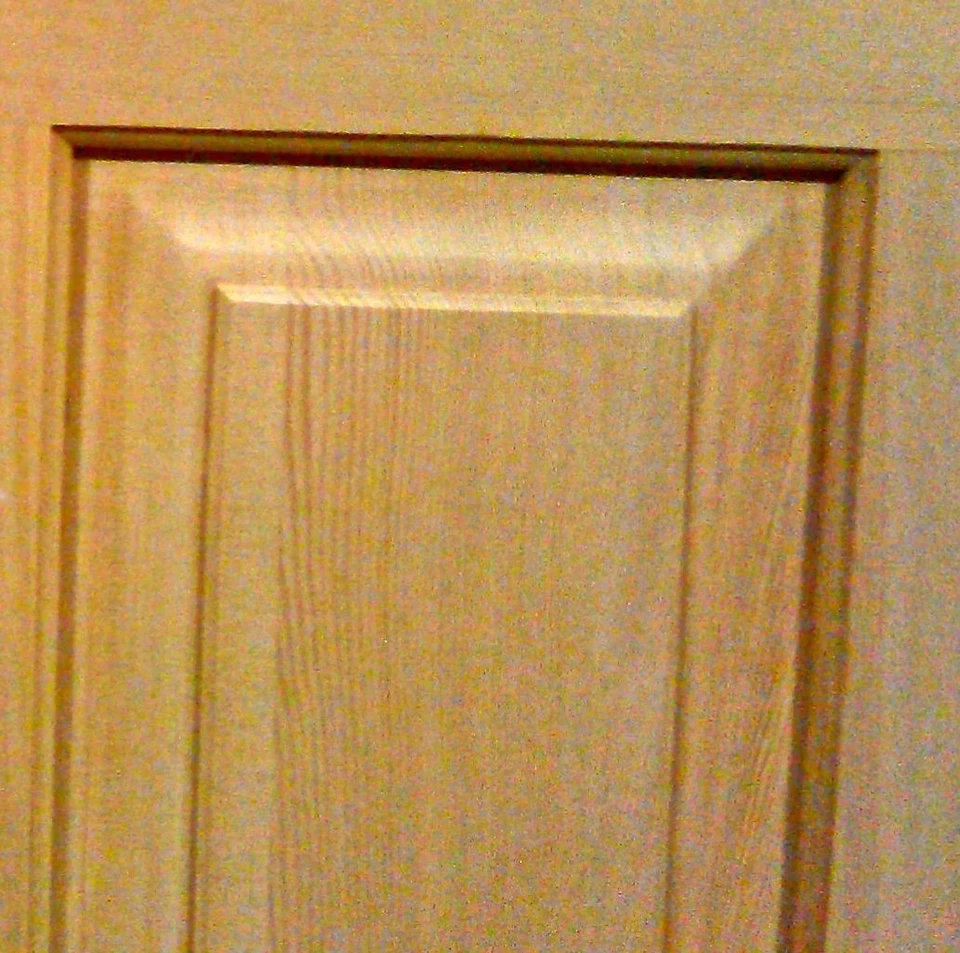 Puerta de garaje superior para carruaje de madera 8x7, modelo AmanaDoors 105W12 Foto 3 de 4