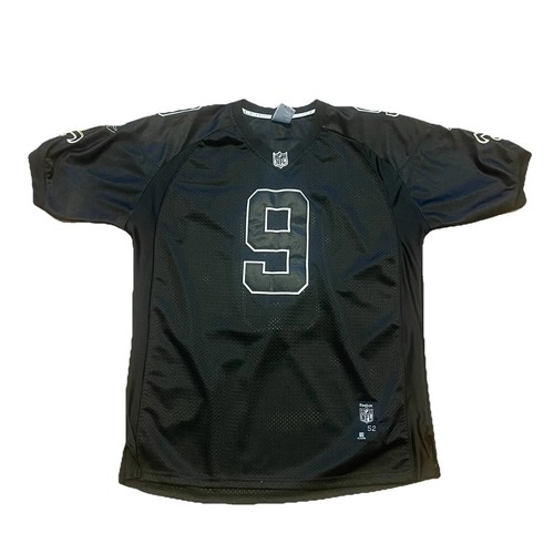 Reebok NFL Mens XL Jersey New Orleans Saints Drew Brees #9 Football Sport Black