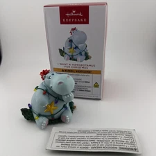 Hallmark Keepsake 2025 I want a Hippopotamus for Christmas Ornament