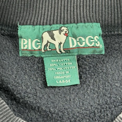 Vintage Big Dogs Embroidered Crewneck Sweatshirt Sz Large - Picture 7 of 9