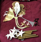 Silvestri: Retired 29" Large Fanciful Flight Wind Chimes #1720217987 signed.