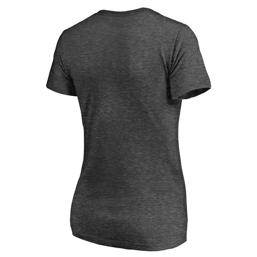 Women's Heather Gray Philadelphia Flyers #WeSkateFor V-Neck T-Shirt - Bild 3 von 3
