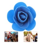 100 Pcs Plastic Mini Rose Simulation Artificial Flowers for Wedding Gift Decor
