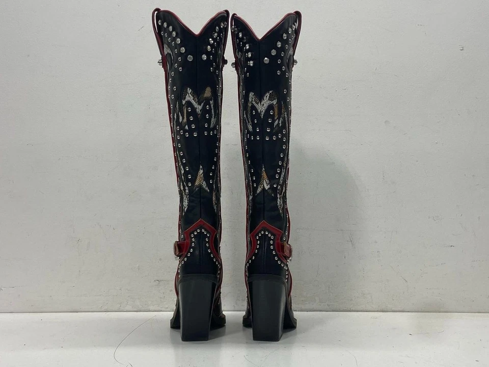 Botas Pull-On de Cuero Azalea Wang Hyperion para Mujer Talla 8 Foto 3 de 4