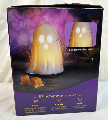ScentSationals Halloween Boo Geist volle Größe elektrischer Wachswärmer Neu im Karton - Bild 7 von 11