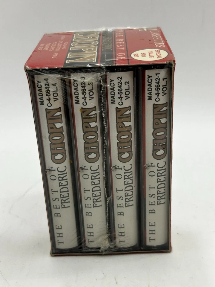 New The Best of Frederic Chopin 4 Cassette Set Still in plastic wrap - Image 2 of 4
