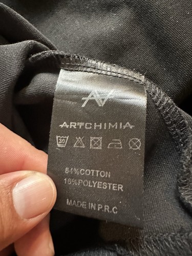 Camiseta negra Artchimia Miami Art Designer (medidas incluidas) XL - Imagen 14 de 17