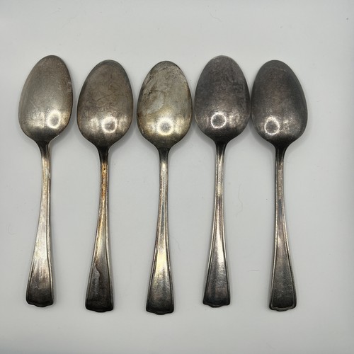 VINTAGE Hotelware 7” Oval Soup Spoons “The Homestead” VA Cromwell Silver Plate - Picture 2 of 5