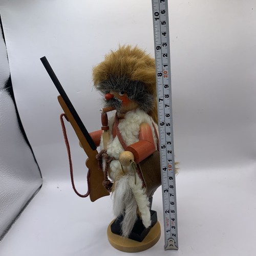 Vtg Holzkunst Christian Ulbricht Fur Trapper Incense Smoker West Germany - Picture 11 of 11