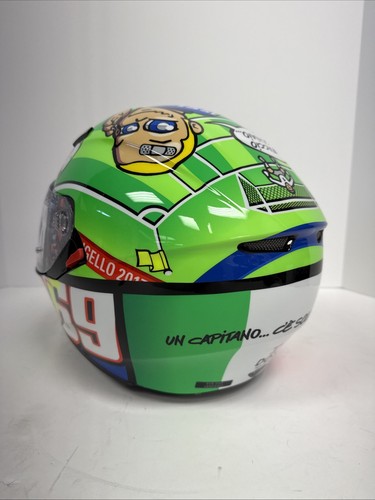 AGV K3 SV Mugello 2017 Helmet Black/Green/Blue Small - Picture 4 of 12