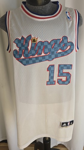 Custom RARE Vinny Del Negro #15 Sacramento Kings Jersey Size XL NBA Throwback