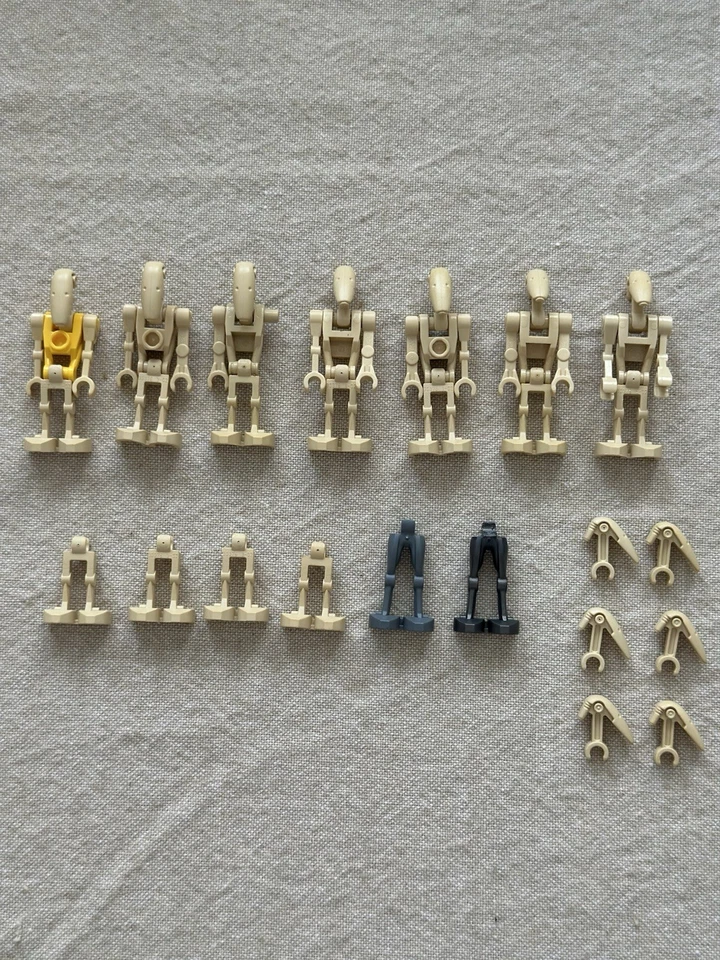 LEGO Star Wars Battle Droid Minifigura Más Piezas LOTE - GENUINO Foto 2 de 4