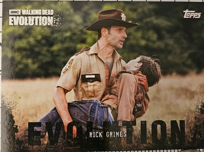 RICK GRIMES 2017 AMC The Walking Dead BLK EVOLUTION #16 Of 50