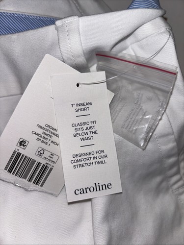 Crown & Ivy neu mit Etikett 16 Shorts Caroline 7" Schrittlänge Stretch klassische Passform bequem weiß - Bild 11 von 11