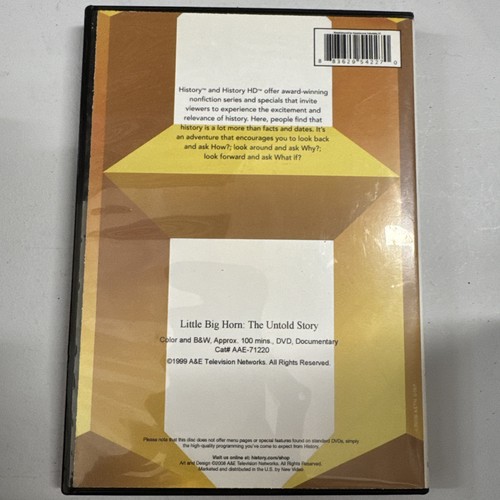 “History - Little Big Horn: The Untold Story (DVD) 100 min 1999 - Picture 2 of 3
