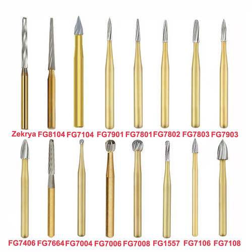 Dental Trimmen & Veredeln Gold Hartmetall Bohrer Frässtift 7901/7902/7404/7406/7408/1957 - Bild 2 von 61