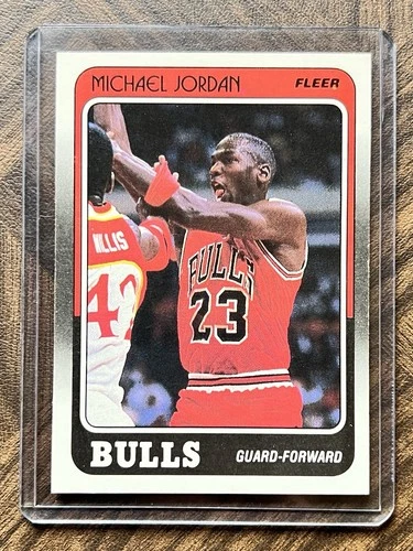 1988-1989 Fleer Michael Jordan Mint Error Card #17 Mint Condition