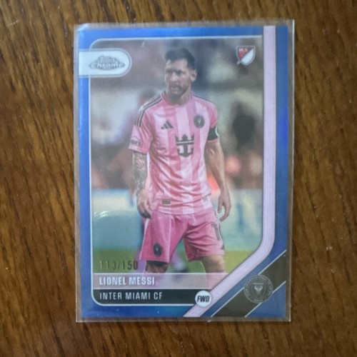 2026 Topps Chrome MLS Lionel Messi Blue Refractor /150