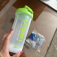Orgain Blender Bottle Mixer for Shakes Clean Nutrition Sport w Blender Ball New