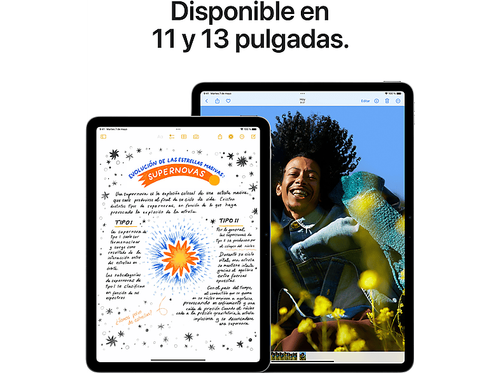Apple iPad Air (2024), 1 TB, Gris espacial, 13", WiFi+CELL - Imagen 4 de 9