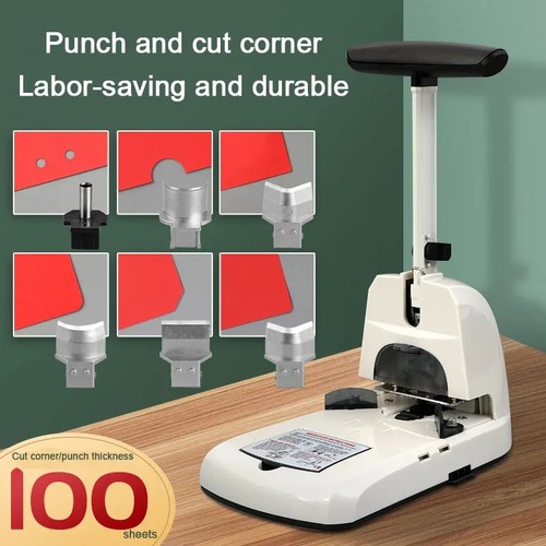 Hole puncher Plastic sealing film PVC round corner cutting machine - Bild 3 von 13