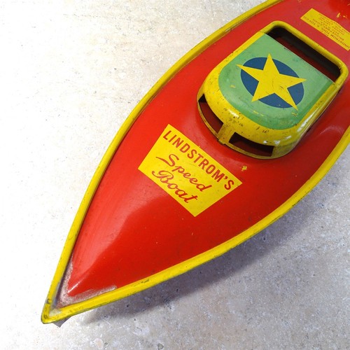 Lancha rápida Lindstrom de colección, motor fueraborda de cuerda, EE. UU. 21" - Imagen 5 de 22