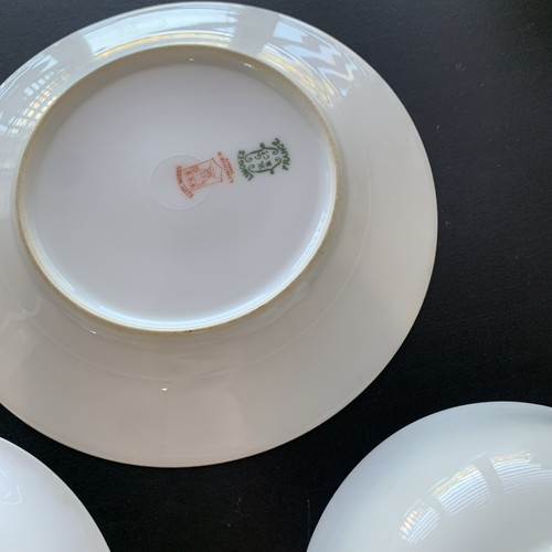 5 Antique Bawo & Dotter Elite Works Limoges France Cream Soup Bowl & Saucer Set - Picture 8 of 11