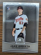 Jake Arrieta (RC) - 2010 Bowman Platinum #11 ROOKIE - Baltimore Orioles - NM-MT