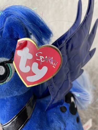 TY Beanie Babies My Little Pony SPARKLE PRINCESS LUNA Plush 10” - Picture 5 of 7